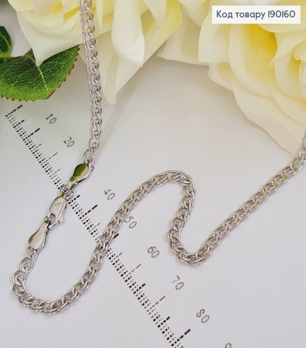 Цепочка 4 мм длина 50 см родироване   Xuping  190160 фото 1