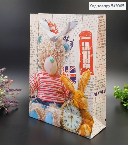 Пакет паперовий середній  Ведмедики 26х32х10см 542065 фото 2