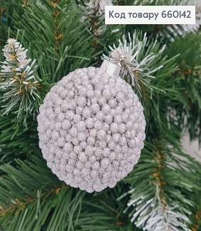 Іграшка куля 60мм Декор СРІБЛО, Україна 660142 фото