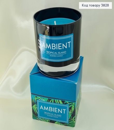 Аромосвечи стакан BISPOL Тропический остров 170 г / 32 часов 311128 фото 1