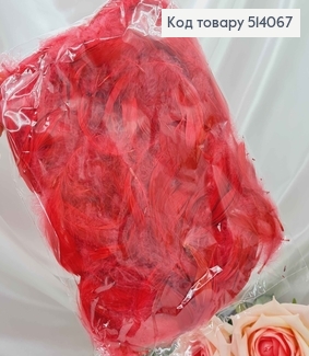 Наполнитель перьев Бордовый 10 гр 514067 фото