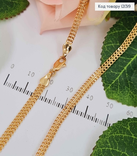 Цепочка 3,5мм, длина 45см, плетение питона, Xuping 18K 121319 фото 1