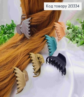 Краб пластик матовий "Павучок", 7см, Пастельні кольори в асортименті 213334 фото