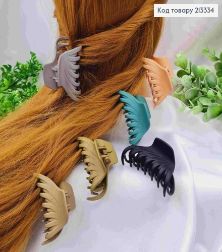 Краб пластик матовый "Паучок", 7см, Пастельные цвета в ассортименте. 213334 фото 1