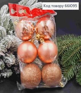 Набор (6шт) игрушек (60мм) ПУДРА, Китай, 6шт/уп, (глитер, матовые, глянцевые) 661095 фото