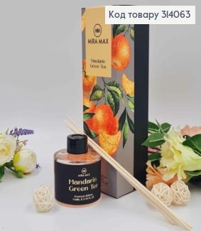 Аромадифузор 110мл. аромат Mandarin Green Tea  MIRA MAX, Україна 314063 фото