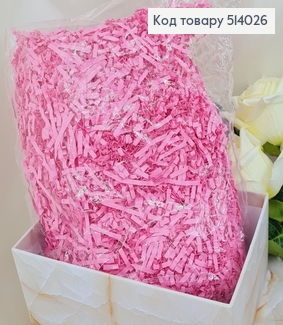 Наполнитель крафтовый розовый 100 гр 514026 фото
