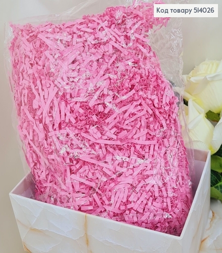 Наполнитель крафтовый розовый 100 гр 514026 фото 1