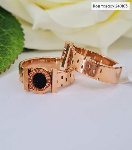 Кольцо с гравировкой Love Forever Stainless Steel 270003 фото 1