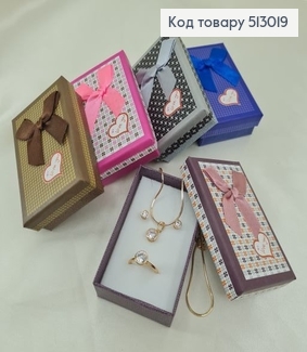 Коробка орнамент с сердечком 5*8*2,5 см в асс. 513019 фото