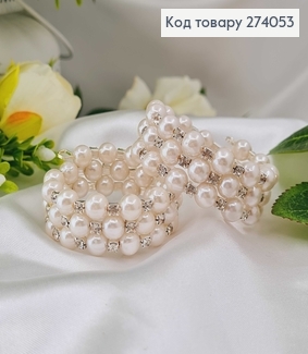 Браслет с жемчужинками и камнями 274053 фото