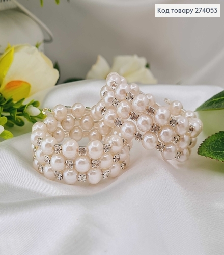 Браслет с жемчужинками и камнями 274053 фото 1