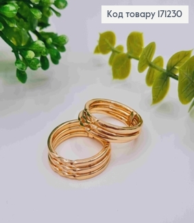 Кольцо Тройное, Xuping 18К 171230 фото