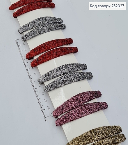 Заколка Тик - так 8 см с люрексом в асс. 2 шт / уп. цена за уп. 232027 фото 1