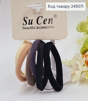 Набор резинок "Микрофибра" диаметр 5см. 6шт.\уп. 245071 фото