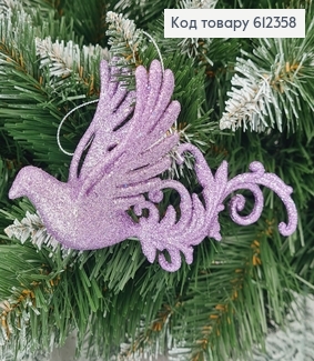 Новорічна фігура Блиск Жарптиця ЛАВАНДА, 14*7см, Україна 612358 фото