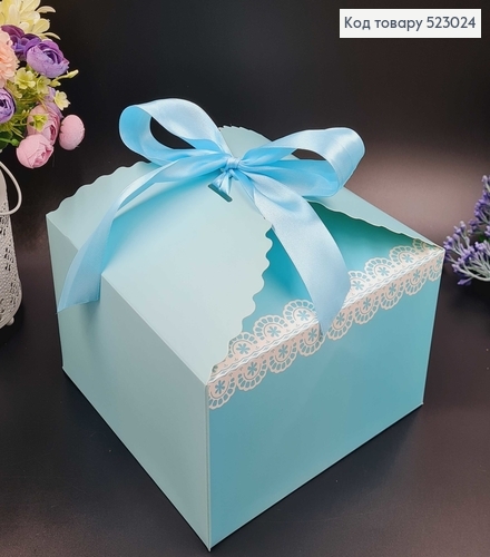 Коробка складная "Кружево", 23х14,5х23см, в ассорт. 523024 фото 2