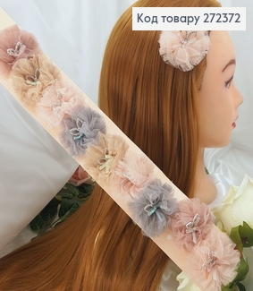 Заколка детская стрела Ушка с камнями 5см, 10шт/уп. 272372 фото