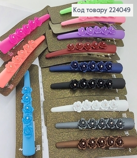 Заколка стрела металл цветок в асс.  224049 фото