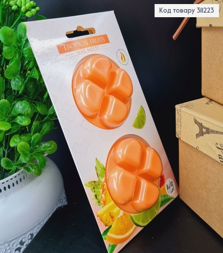 Аромавіск BISPOL Тропічні фрукти  2 шт в аромалампу 311223 фото 1