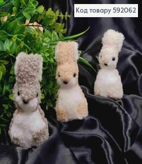 Флористическая заколка, Зайчик пастельных цветов, 12см, в ассортименте 592062 фото