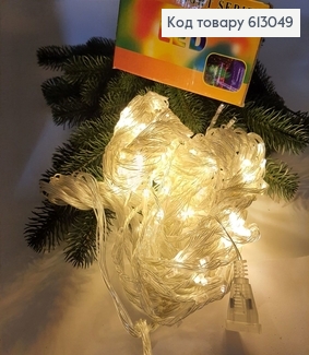 Гирлянда квадрат белая проволока 3*2 м 320 LED белая тепло 613049 фото