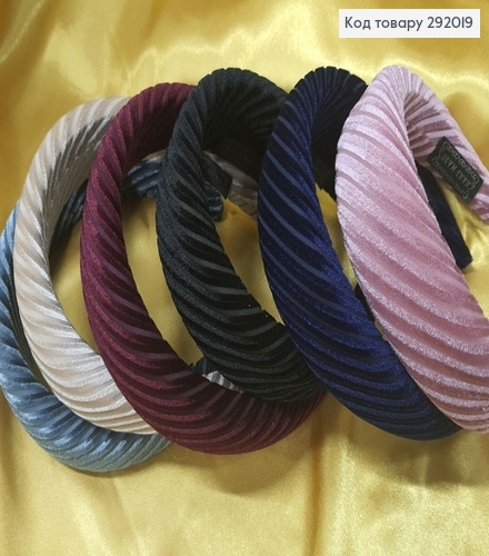 Обруч Велюр мягкий объемный в асс. 292019 фото 1