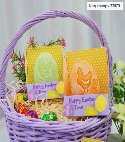 Свеча декоративная "Яйцо" с тиснением, цвета в ассортименте, 80гр/4часа, Bartek candles 331173 фото 1