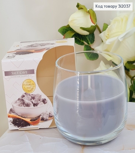 Аромасвечка стакан BISPOL Соляные пещеры 130 г/28 часов, 71-313 312037 фото 1