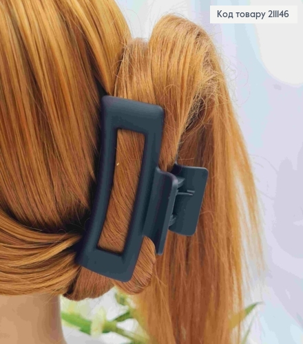 Краб пластик матовый прямоугольный, 8,5см, Черного цвета 211146 фото 1