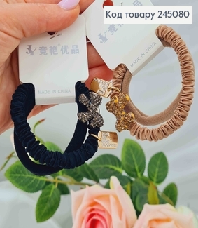 Набір резинок, 2шт. кольори в асорт., з бусинкою  Блискучим бантиком 245080 фото