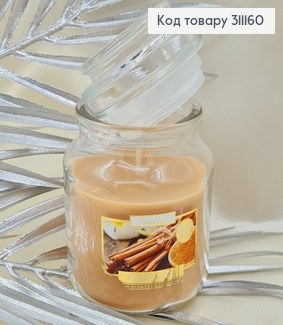 Аромасвечи в банке BISPOL Корица 120 г / 28 часов 71-65 313040 фото