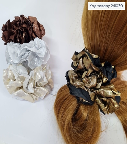 Резинка ткань объемная блеск в асс. 241030 фото 1