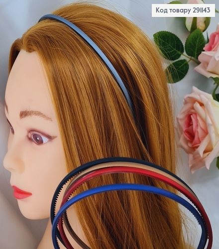 Обруч матовый тонкий  в асорт 0,5см  291143 фото 1