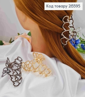 Краб металл "Горячее Сердце", 7,5см, цвета в ассортименте 215595 фото