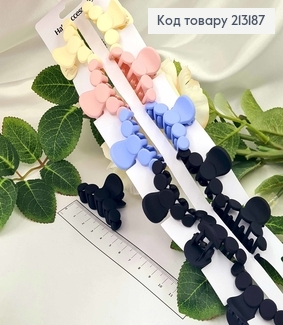 Краб каучук, 4,5см, п'ять кружечків, кольори в асорт. 213187 фото