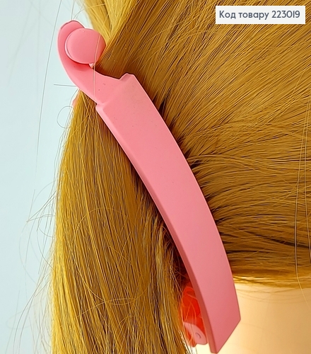 Заколка банан каучук 10 см в асорт.  223019 фото 6