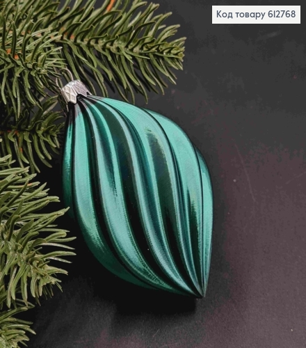 Фигурка мираж "БУРУЛЬКА №3", ИЗУМРУДНО-ЧЕРНАЯ, 9*6см, украшение пластиковое, Украина 612768 фото 1