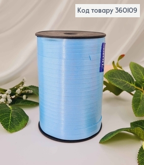 Лента-Завязка полипропиленовая, ГОЛУБЕВАЯ, шир.0,5см, дл. 250м 360109 фото