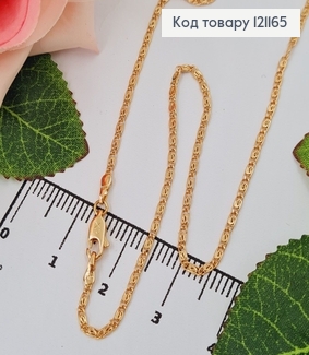 Цепочка 2мм, длина 60см, плетение улитка, Xuping 18K 121165 фото