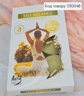 Аромасвічка таблетка BISPOL Самобаланс  6 шт/ 4 годин, 15-335 330048 фото