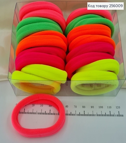 Резинка микрофибра Китай 5 см №3 20 шт/уп (яркая) 256009 фото 1