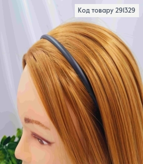 Обруч пластик, матовый Черного цвета, 6мм 291329 фото