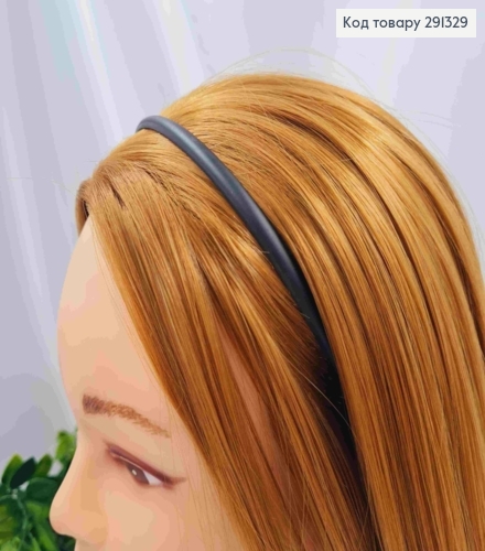 Обруч пластик, матовый Черного цвета, 6мм 291329 фото 1