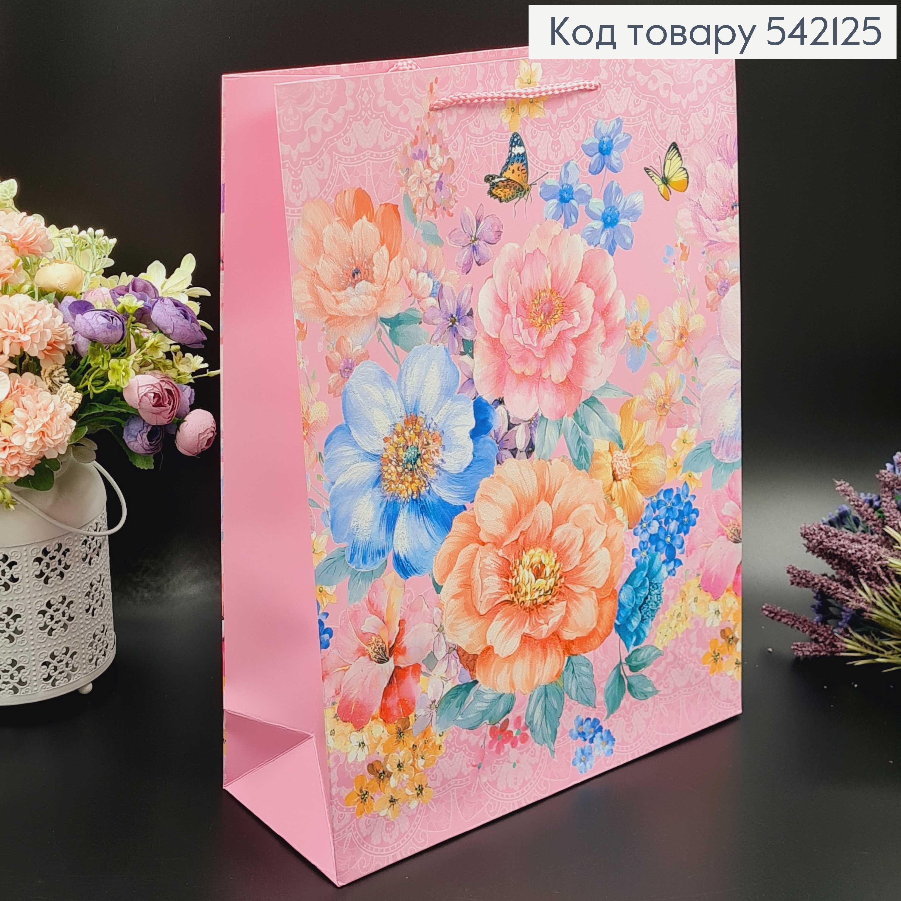 Пакет бумажный "Краски Весны", 31х42х12см, в ассорт. 542125 фото 2