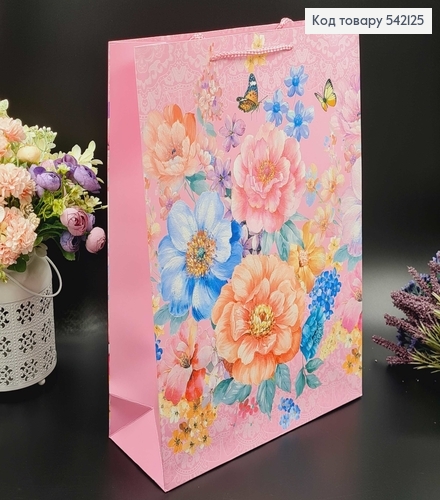 Пакет бумажный "Краски Весны", 31х42х12см, в ассорт. 542125 фото 2