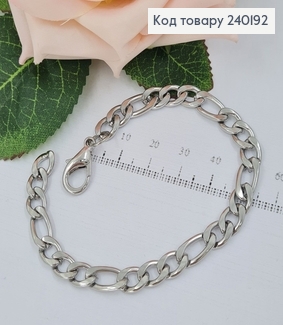 Браслет 6мм, длина 20см, Stainless Steel 240192 фото