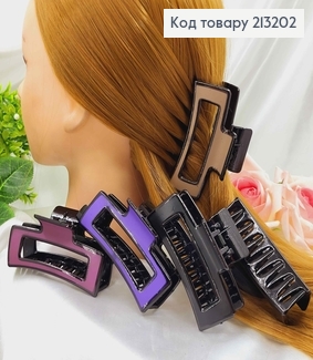 Краб каучук, матовый с цветными вставками, прямоугольный с обетом, 8,5см. 213202 фото