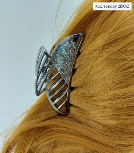 Краб металл с камнями 7 см  215012 фото 2