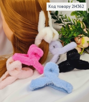 Краб пластик ПУШОК  "Петелька" , 11,5см, кольори в асортименті 214362 фото